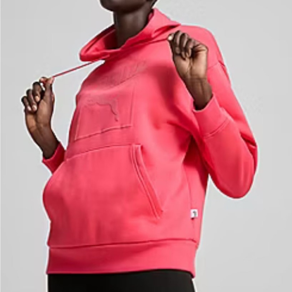 Puma Women's Vibrant Pink Sweatshirt